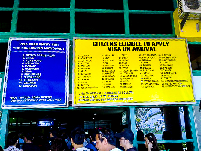 Customs and immigration terminal at Bintan Island, Indonesia