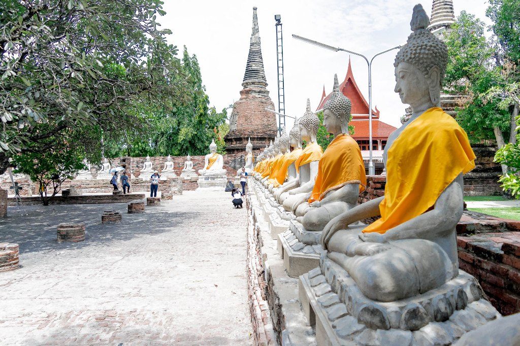 Sculptures of Buddhist Monks