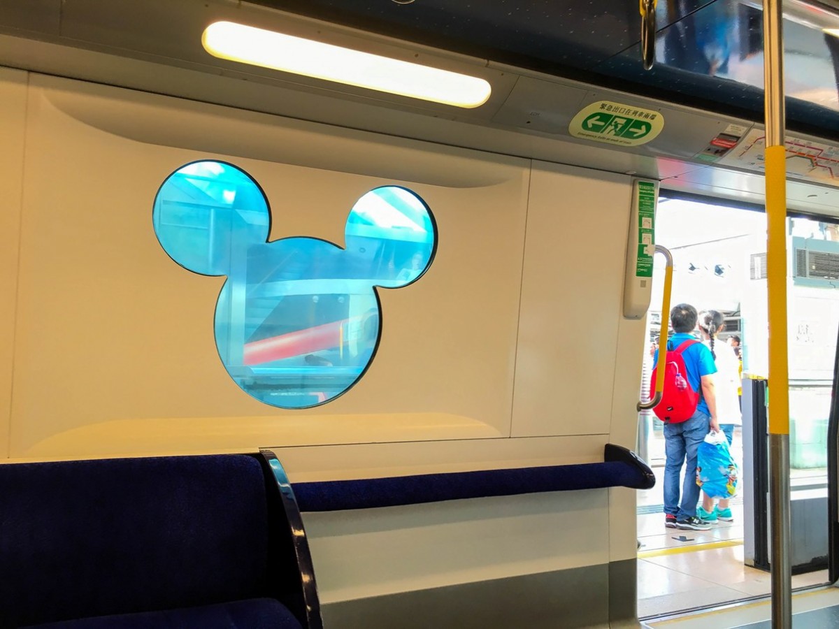 Mickey Mouse Window Disneyland Train