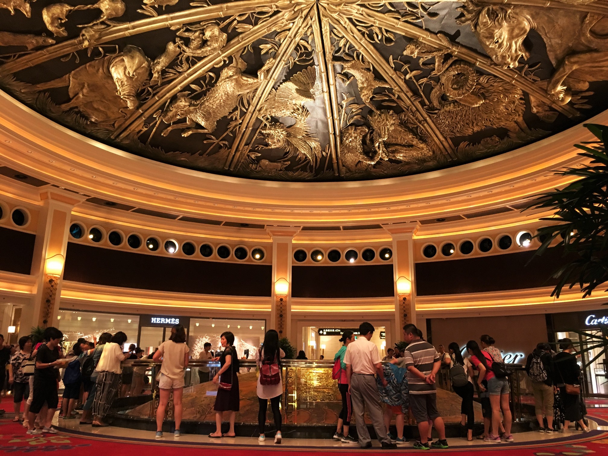 Wynn Hotel and Casino Chinese Zodiac Ceiling