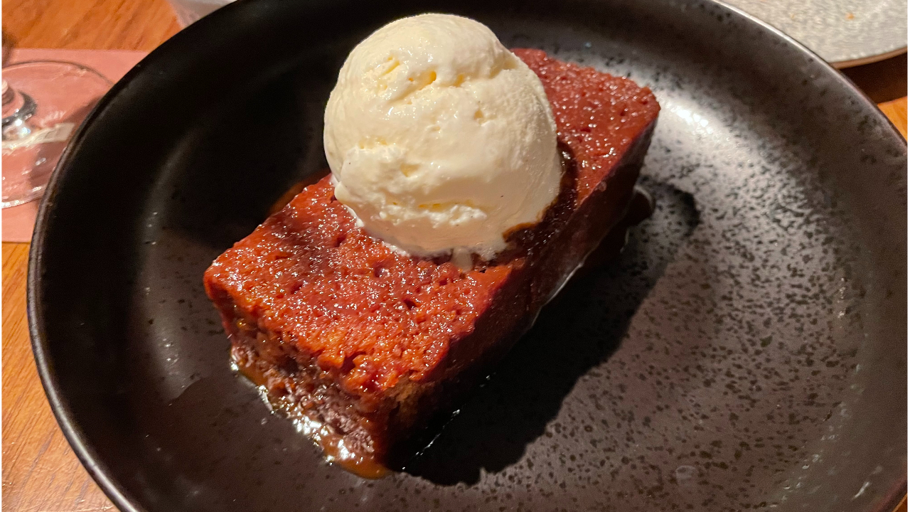 Sticky Toffee Pudding with Clotted Cream Ice Cream